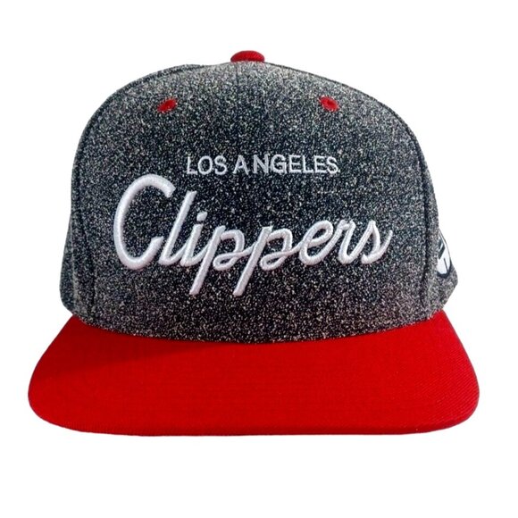 RARE Los Angeles Clippers Mitchell & Ness NBA Grey/Red/White Snapback Ha… - Picture 1 of 8